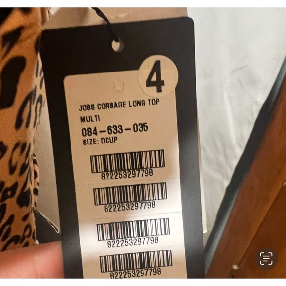 VIX Paula Hermanny Leopard Corset Crop Top D Cup NWT Lace Up Back - Picture 7 of 11